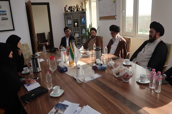 Meeting Between the President of Hazrat-e Masoumeh University and the Director-General of the Tebyan Center for Social and Cultural Activities and the Ava Afghan Voice News Agency