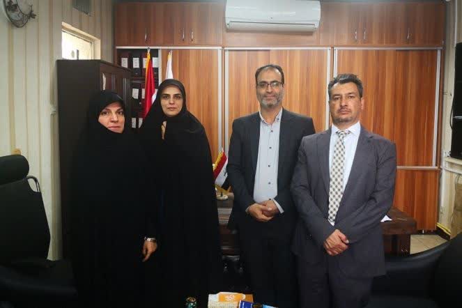 Meeting between the President of Hazrat-e Masoumeh University and the Cultural Attaché of Iraq in Iran